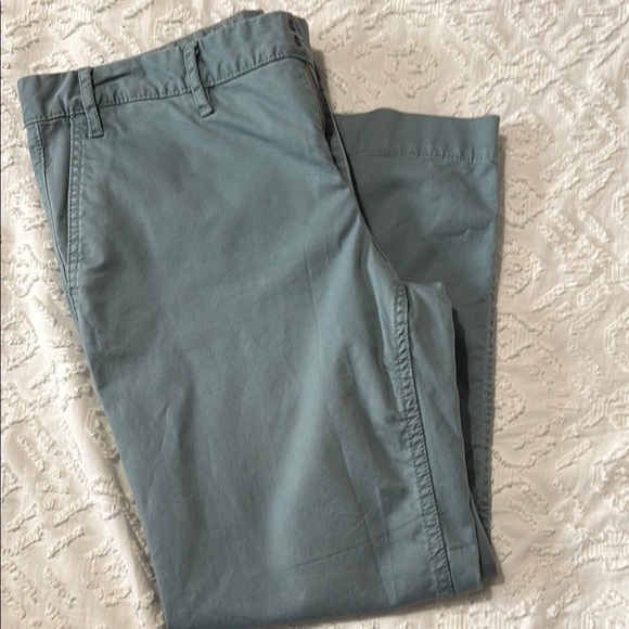 Tori Burch Women’s Size 31 Cotton Chino Logo Buttons Straight Leg Pants - Picture 9 of 9